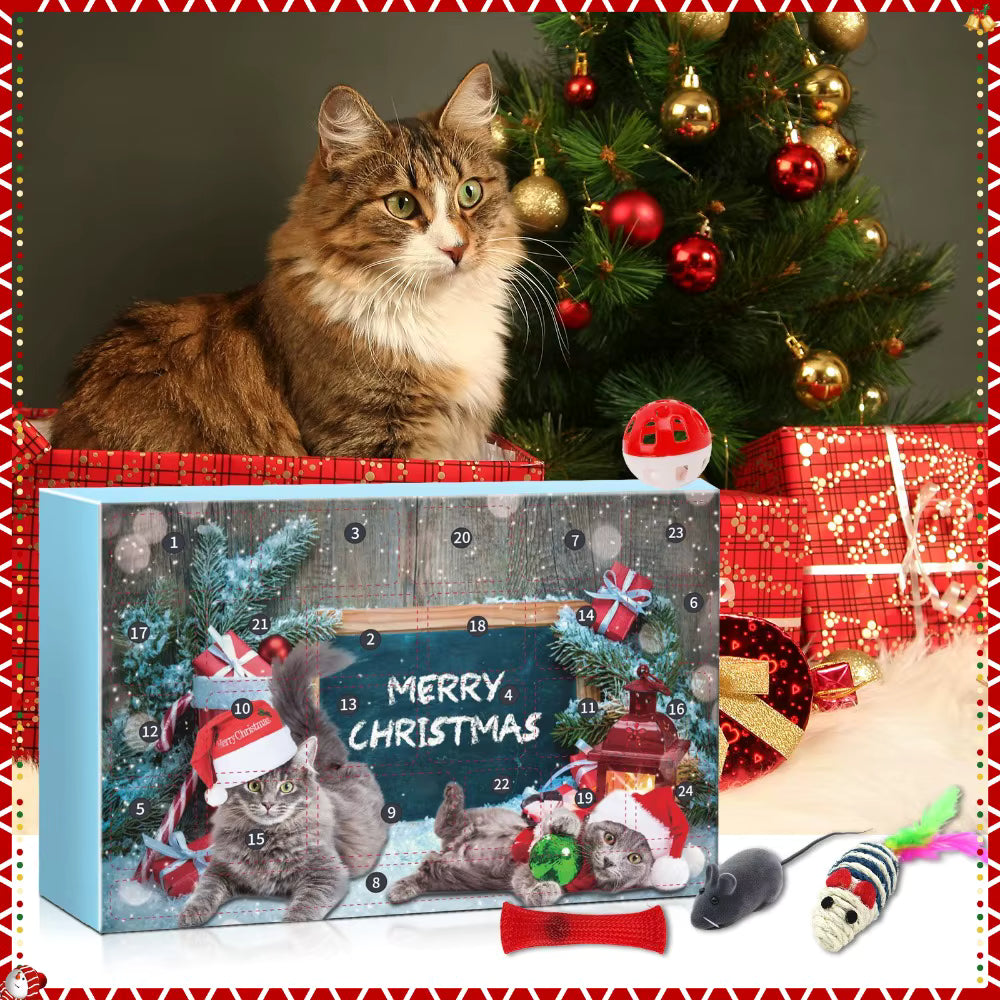 Calendrier de l'Avent de Noël pour Chat