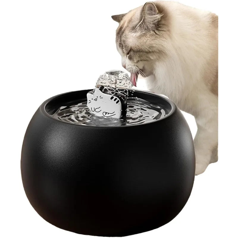 Fontaine à eau pour chat- Hydratation continue et silencieuse